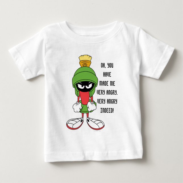Camiseta Para Bebê MARVIN, O MARTIAN™ Upset (Frente)