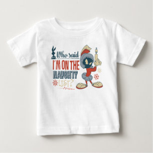 Camiseta Para Bebê MARVIN THE MARTIAN™ - Estou na lista travessa?