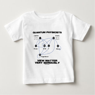 Camiseta Para Bebê Matéria da opinião dos físicos do quantum muito