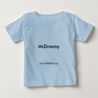 Camiseta Para Bebê McDreamy, www.CAPPSKIDS.org