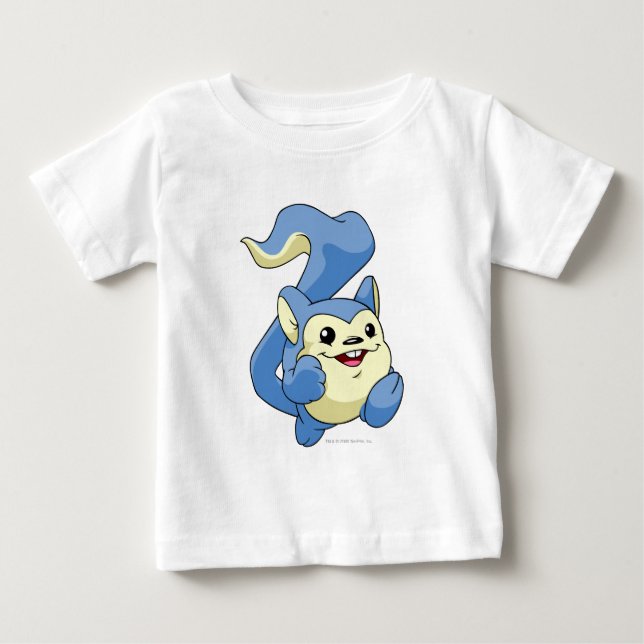 Camiseta Para Bebê Meerca Blue (Frente)