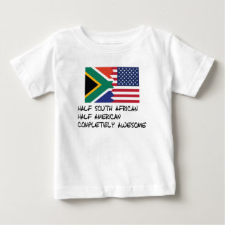 Camiseta Para Bebê Meio sul - africano completamente impressionante