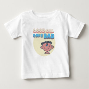Camiseta Para Bebê Menina Mau Boa Garota Má