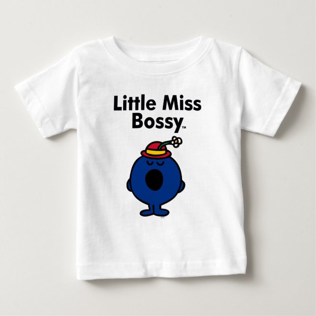 Camiseta Para Bebê Menina | Menina Bossy é tão bóssita (Frente)
