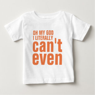 Camiseta Para Bebê Menina que nem consegue