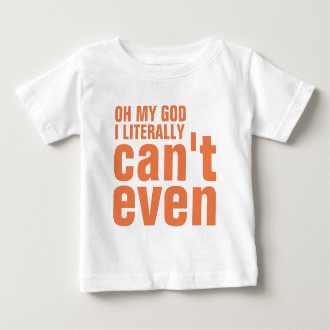 Camiseta Para Bebê Menina que nem consegue (Frente)