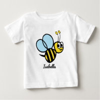 Meninas Abelha Amarela Fofo Personalizado