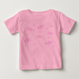 Camiseta Para Bebê Meu ABC