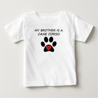 Camiseta Para Bebê Meu Irmão É Um Corso De Canas