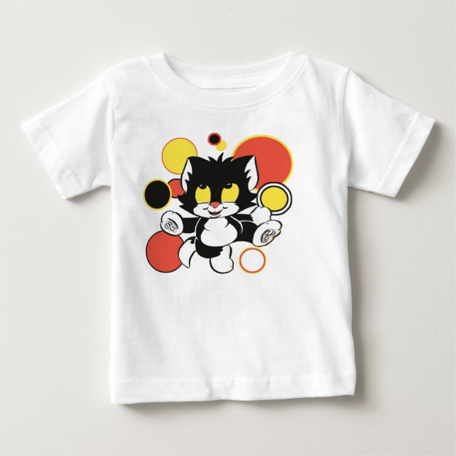 Camiseta Para Bebê Meu nome é Flicky (Frente)