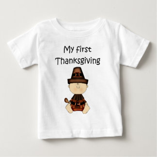 Camiseta Para Bebê Meu Primeiro Garoto De Ação De Graças #3 *T-shirt