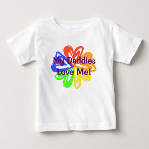 Camiseta Para Bebê Meus pais amam-me