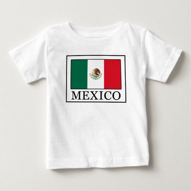 Camiseta Para Bebê México (Frente)