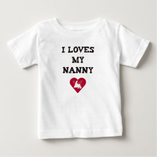 Camiseta Para Bebê Mim baby-sitter dos amores