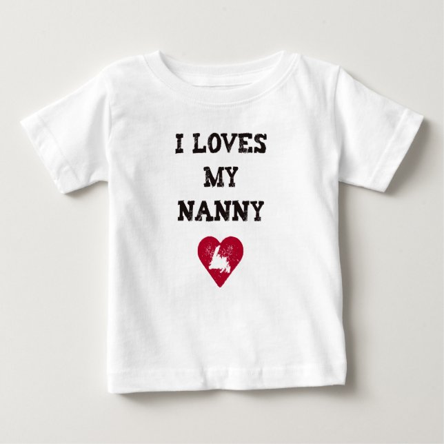 Camiseta Para Bebê Mim baby-sitter dos amores (Frente)