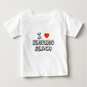 Camiseta Para Bebê Mim coração Redondo Beach