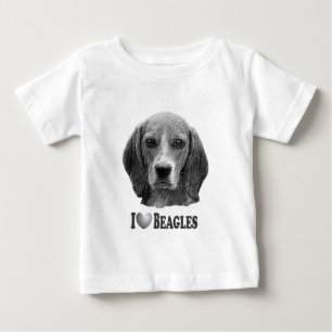 Camiseta Para Bebê Mim lebreiros do coração com retrato do lebreiro