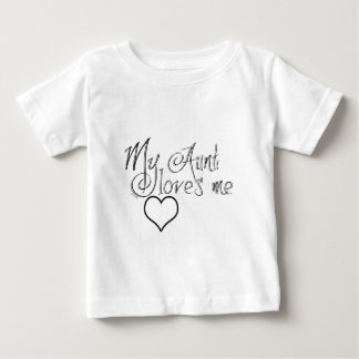 Camiseta Para Bebê minha tia me ama