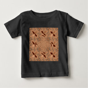 Camiseta Para Bebê Minhas Cores de Café da Manhã