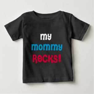 Camiseta Para Bebê Minhas rochas das mamães