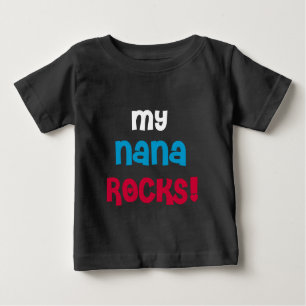 Camiseta Para Bebê Minhas rochas de Nana