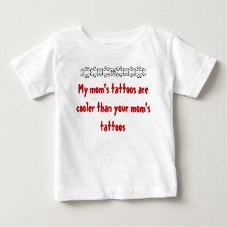 Camiseta Para Bebê Minhas tatuagens de mãe