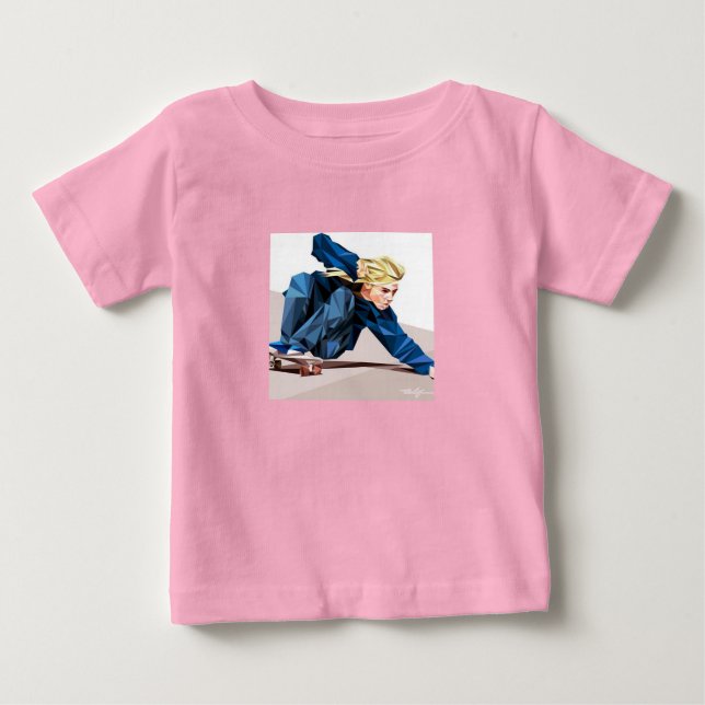 Camiseta Para Bebê Mini Jay Adams (Frente)