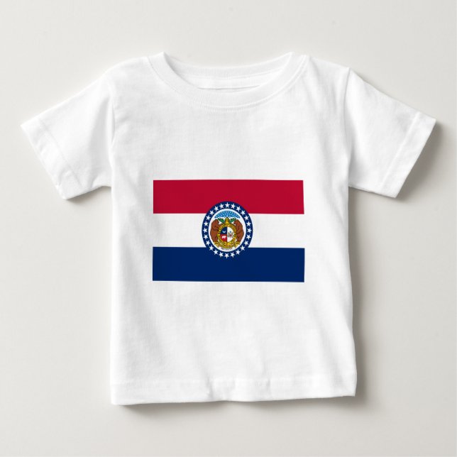 Camiseta Para Bebê Missouri (Frente)
