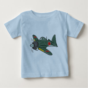 Camiseta Para Bebê mitsubishi zero