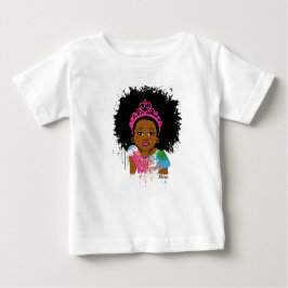 Camiseta Para Bebê Mocha Princess