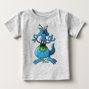 Camiseta Para Bebê Monstro do Extraterrestrial