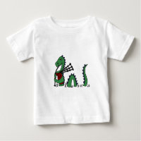 Monstro engraçado de Loch Ness que joga Bagpipes