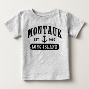 Camiseta Para Bebê Montauk Long Island