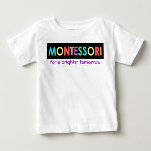Camiseta Para Bebê Montessori para um bebê do amanhã/criança mais