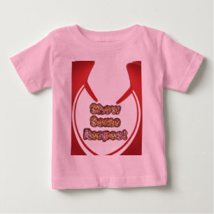 Camiseta Para Bebê Mostrar alguma respeito à Impressão de arte