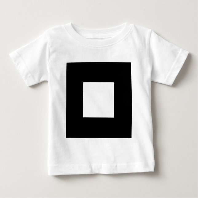 Camiseta Para Bebê Motif ao quadrado (Frente)