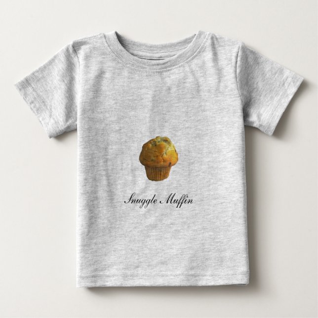 Camiseta Para Bebê Muffin do Snuggle (Frente)