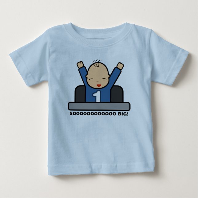 Camiseta Para Bebê Muito Grande! (Boy versão 1) (Frente)