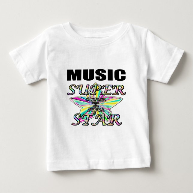 Camiseta Para Bebê música (Frente)