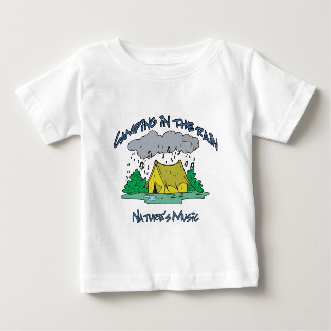 Camiseta Para Bebê Música CAMP-Natures (Frente)