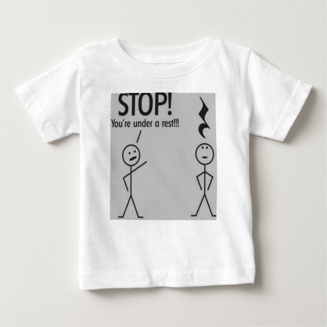 Camiseta Para Bebê Músicas (Frente)