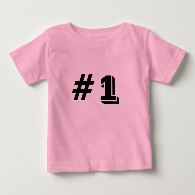Camiseta Para Bebê nº 1 (Frente)