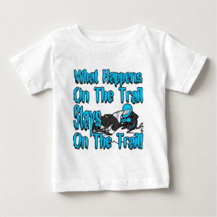 Camiseta Para Bebê Na fuga