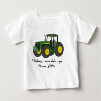 Camiseta Para Bebê Nada funciona como a minha Deere