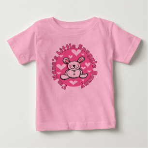 Camiseta Para Bebê Nana's Little Snuggle Bunny