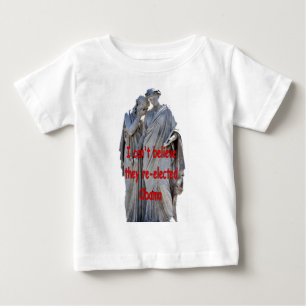 CAMISETA PARA BEBÊ NÃO ACREDITO QUE ELES REELEITORARAM OBAMA