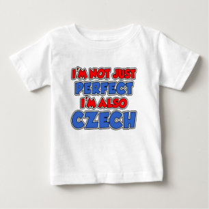 Camiseta Para Bebê Não Apenas Checo Perfeito