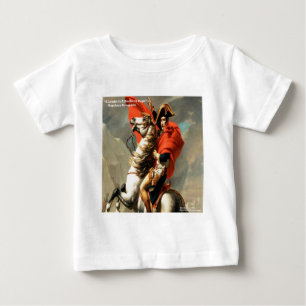 Camiseta Para Bebê Napoleão & Citação "Líder"
