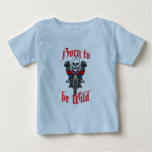 Camiseta Para Bebê Nascer a ser selvagem