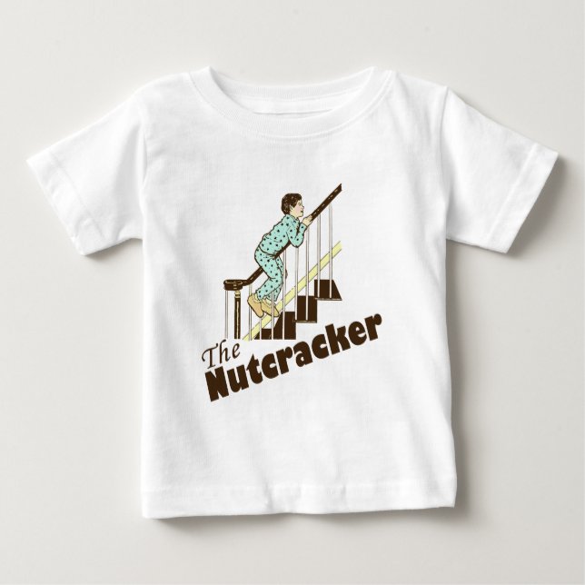 Camiseta Para Bebê Natal engraçado (Frente)